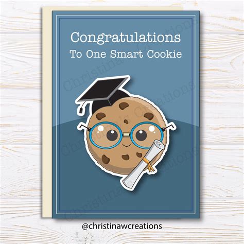 smart cookie preschool graduation card|Smart Cookie Preschool Graduation Party .